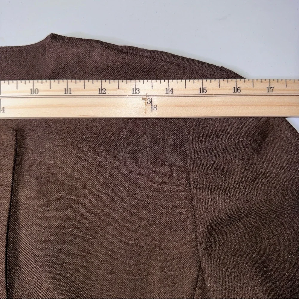 VTG Leslie Fay Skirt Suit Sz 6P 3 Pc Set Scarf 80s A Line Office Teacher Preppy‎